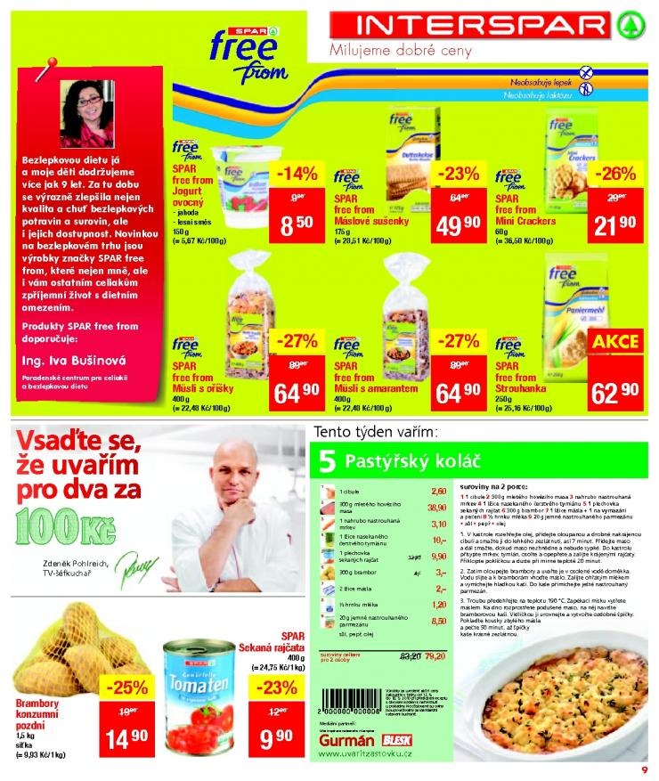 leták Nadpis: Interspar akční leták strana 1 leták Nadpis: Interspar akční leták strana 1