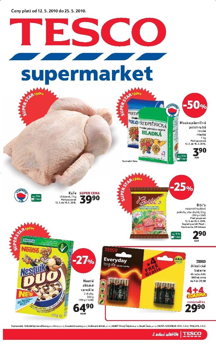 leták Tesco supermarket akční letáky strana 1 leták Tesco supermarket akční letáky strana 1