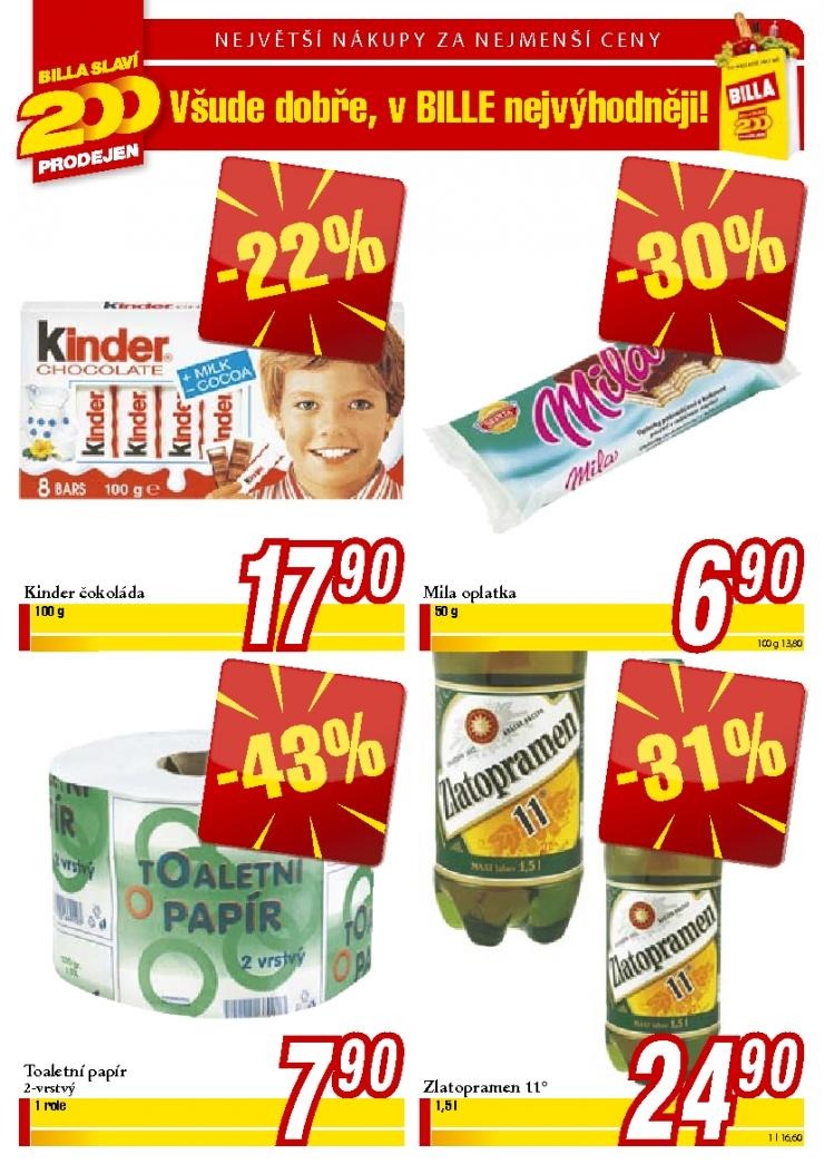 leták Billa speciální letáky strana 1 leták Billa speciální letáky strana 1