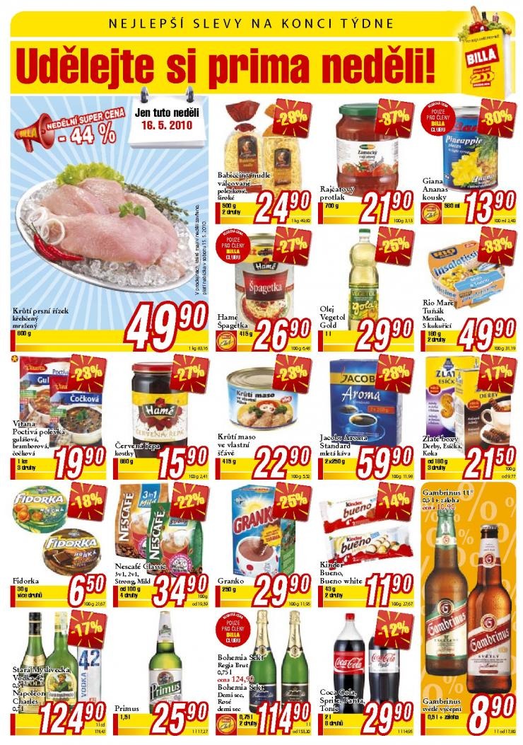 leták Billa velký leták strana 1 leták Billa velký leták strana 1