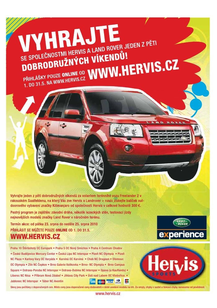 leták Hervis strana 1 leták Hervis strana 1