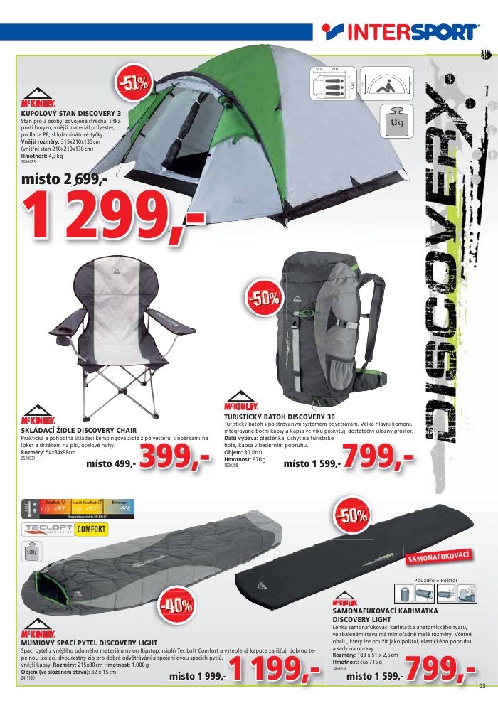 leták INTERSPORT strana 1 leták INTERSPORT strana 1