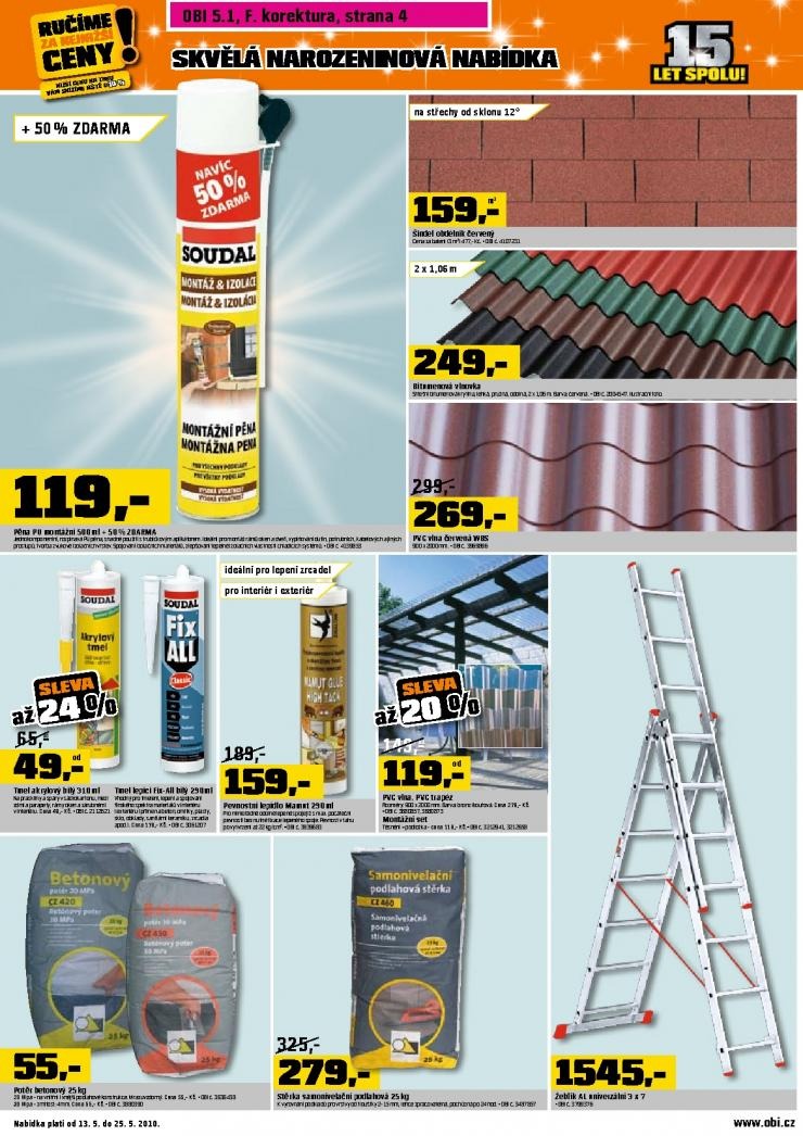 leták OBI leták strana 1 leták OBI leták strana 1