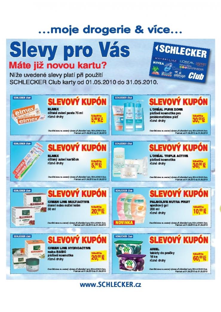 leták Schlecker akční leták strana 1 leták Schlecker akční leták strana 1
