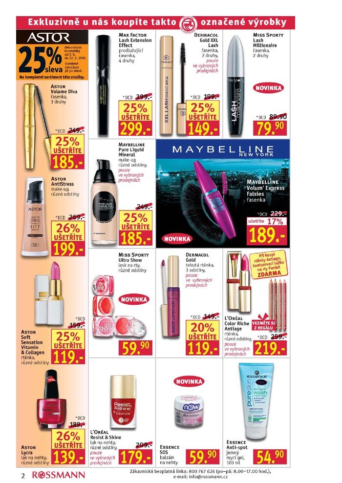 leták Rossmann strana 1 leták Rossmann strana 1