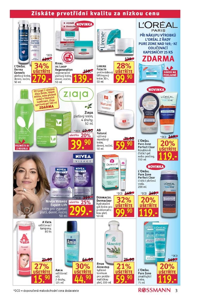 leták Rossmann strana 1 leták Rossmann strana 1