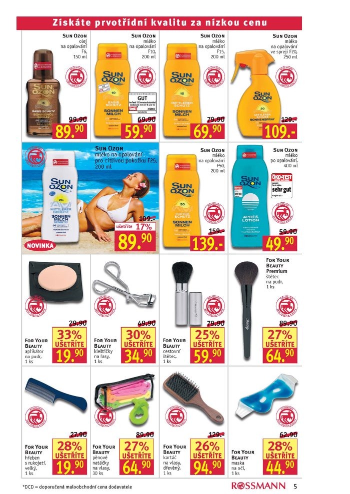 leták Rossmann strana 1 leták Rossmann strana 1