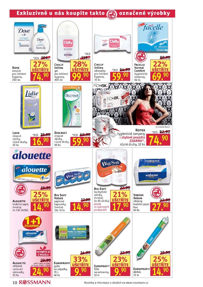 leták Rossmann strana 1 leták Rossmann strana 1