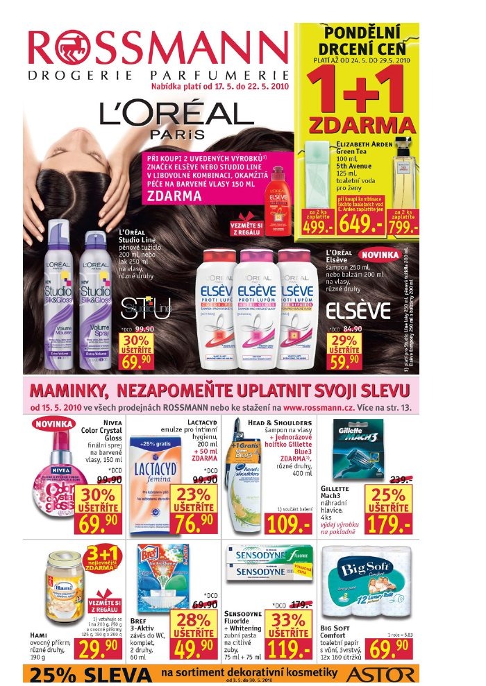 leták Rossmann strana 1 leták Rossmann strana 1