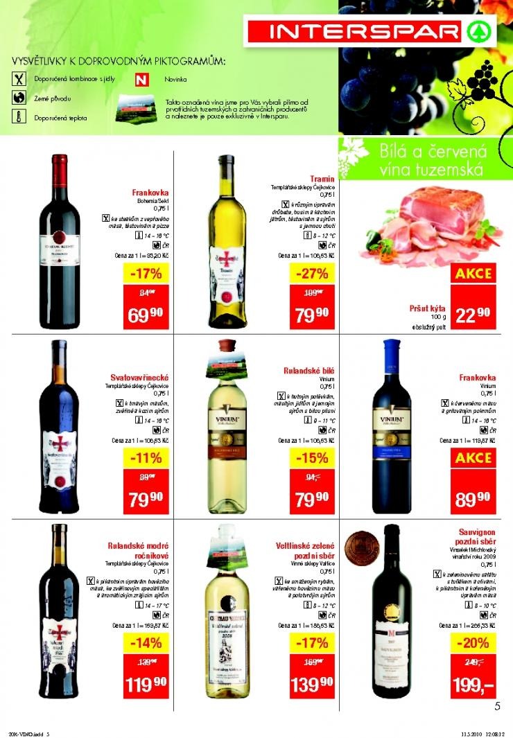 leták Interspar leták vinotéka strana 1 leták Interspar leták vinotéka strana 1