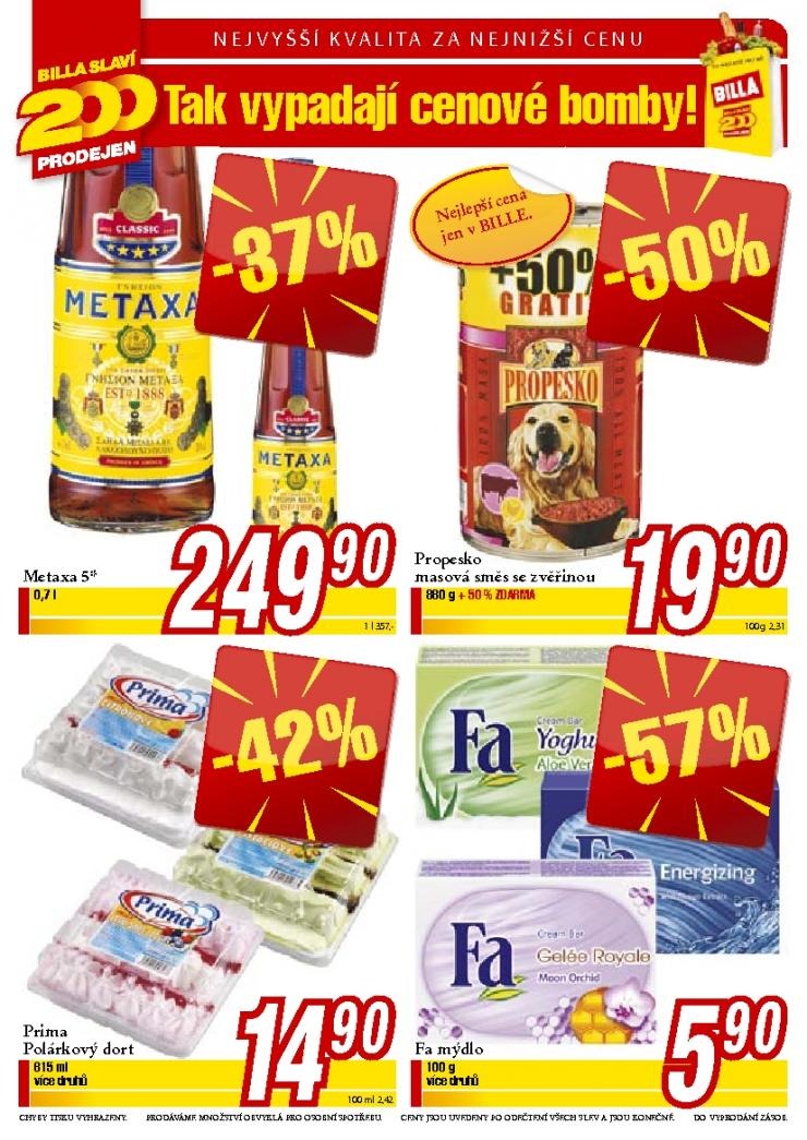 leták Billa speciální leták strana 1 leták Billa speciální leták strana 1