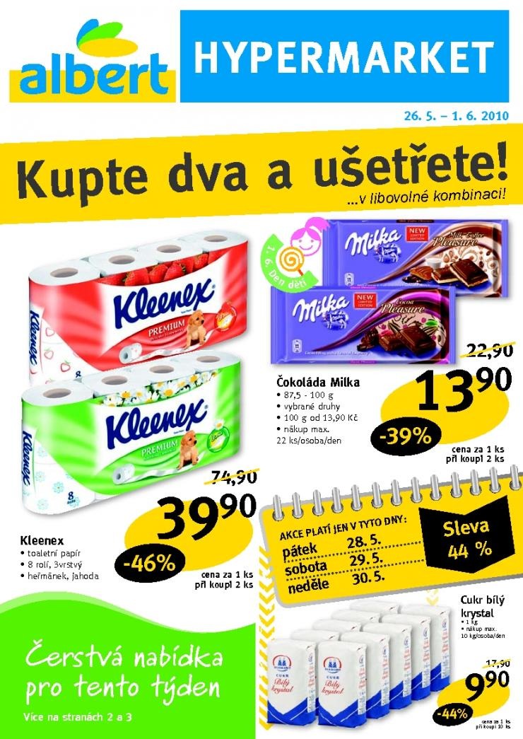leták Albert Hypermarket leták strana 1 leták Albert Hypermarket leták strana 1