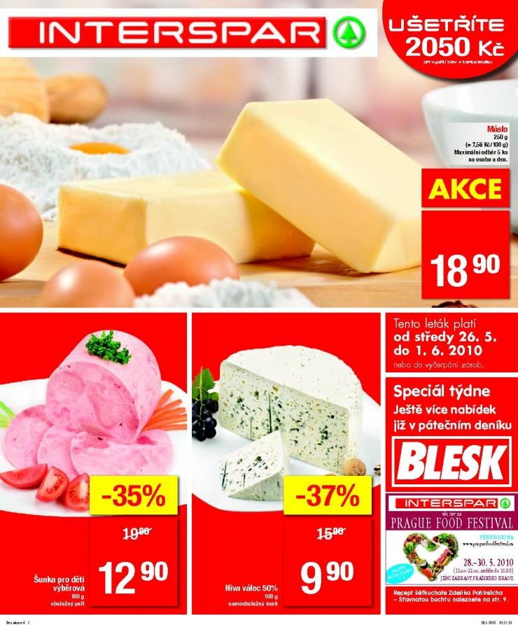 leták Interspar akční leták strana 1 leták Interspar akční leták strana 1