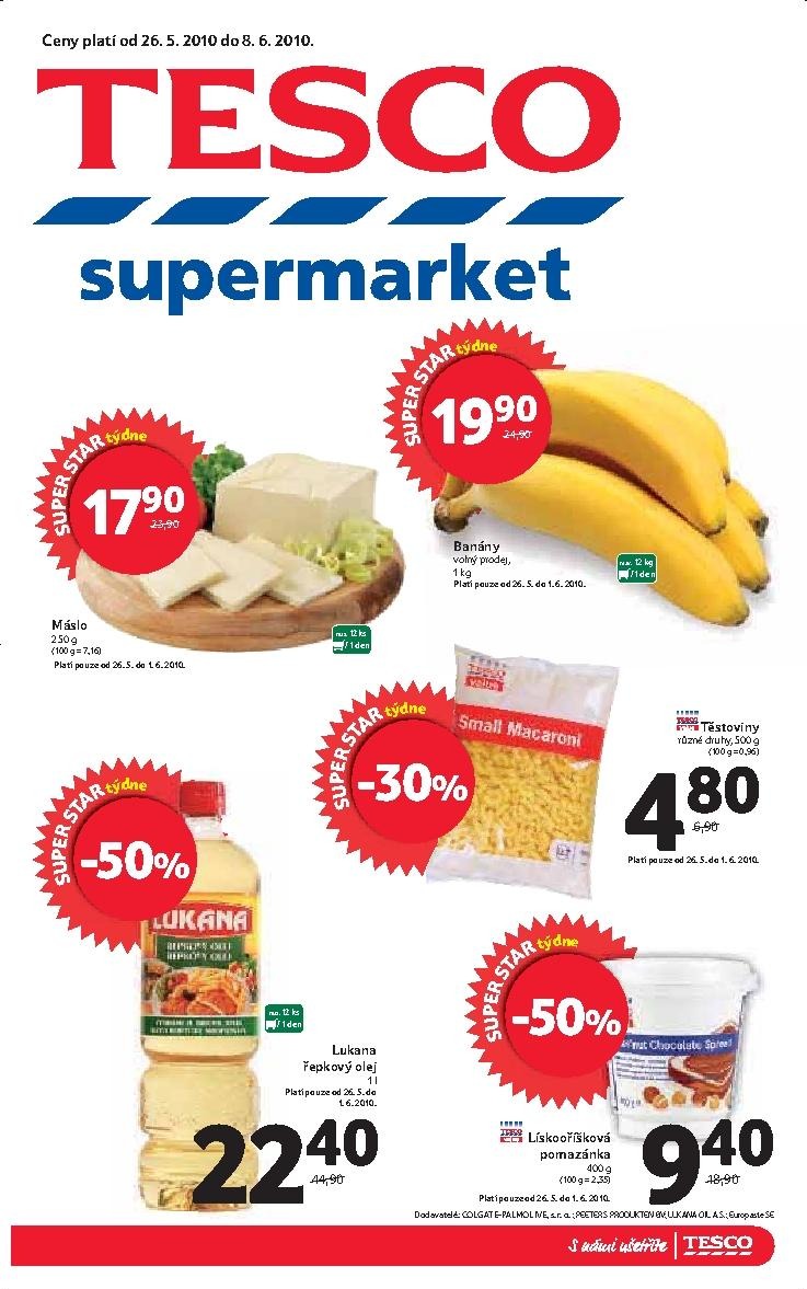 letk Tesco supermarket akn letky strana 1