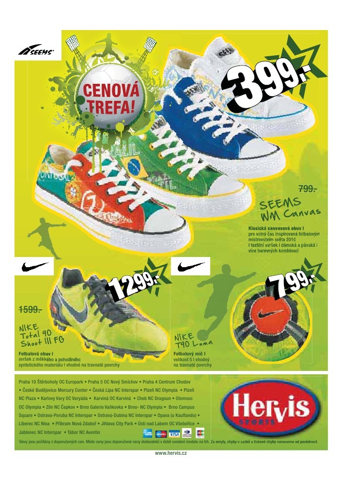 leták Hervis strana 1 leták Hervis strana 1