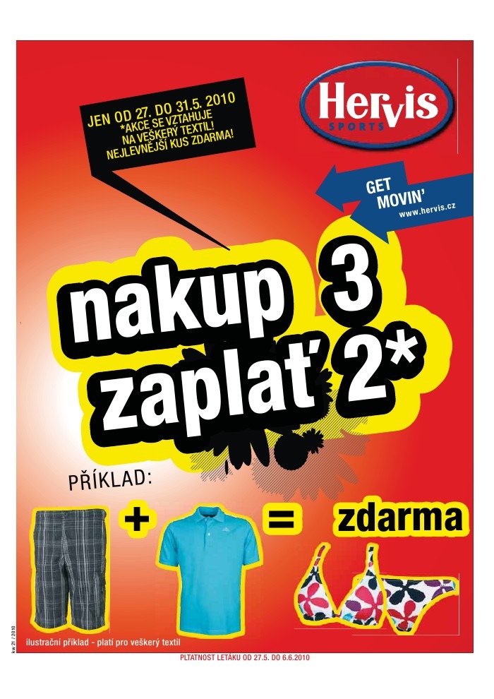 leták Hervis strana 1 leták Hervis strana 1