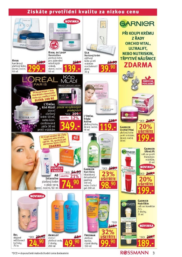 leták Rossmann strana 1 leták Rossmann strana 1