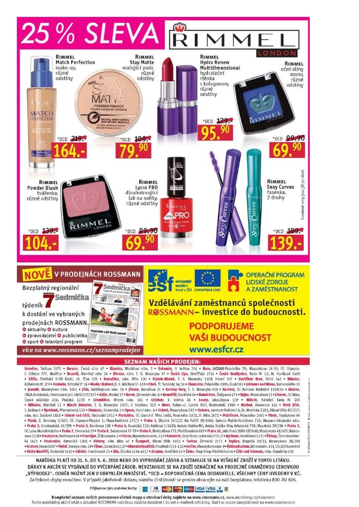 leták Rossmann strana 1 leták Rossmann strana 1