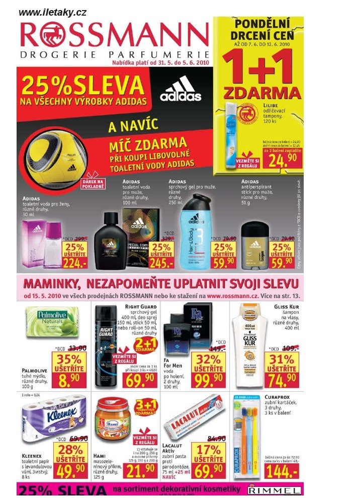 leták Rossmann strana 1 leták Rossmann strana 1