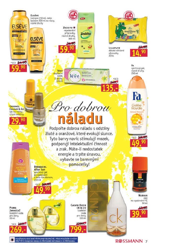 leták Rossmann strana 1 leták Rossmann strana 1