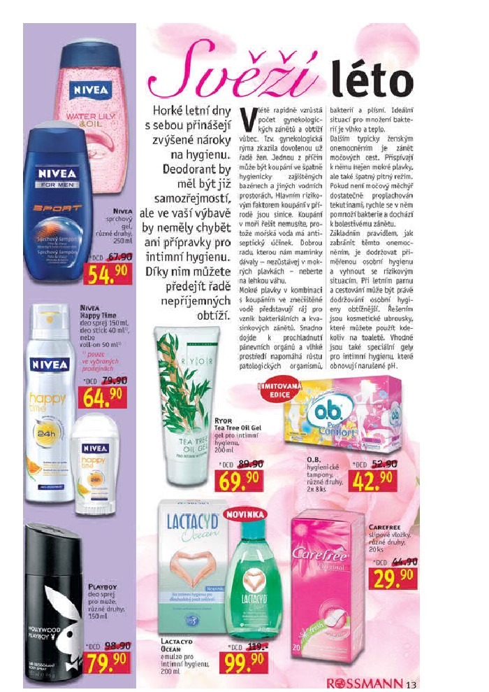 leták Rossmann strana 1 leták Rossmann strana 1