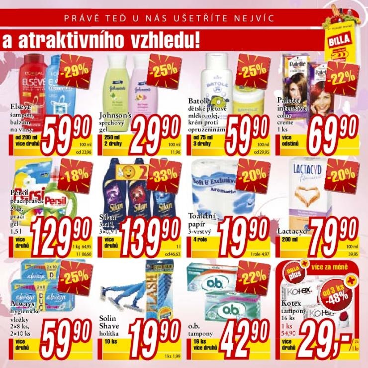 leták Billa péče o tělo leták strana 1 leták Billa péče o tělo leták strana 1