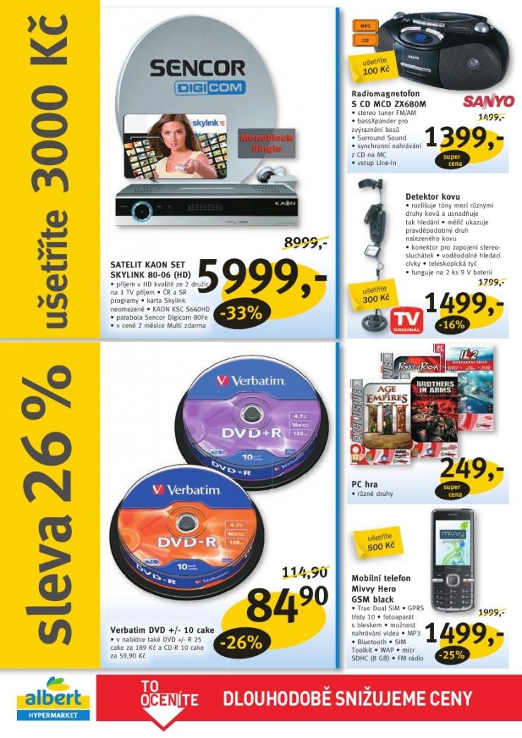 leták Albert hypermarket leták  strana 1 leták Albert hypermarket leták strana 1