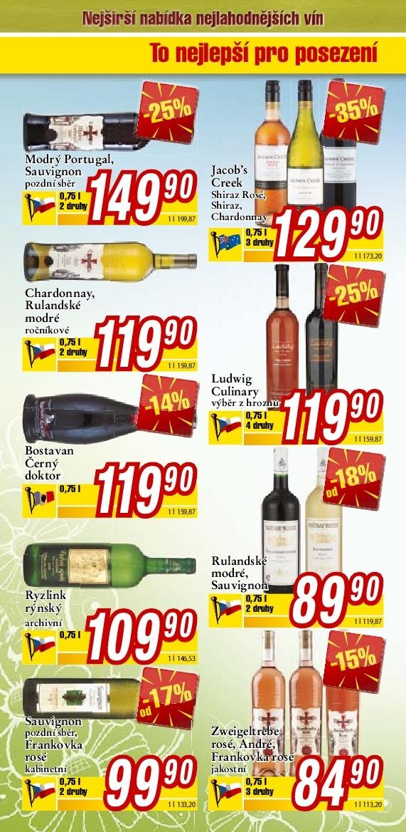 leták Billa Supermarket leták nápoje strana 1 leták Billa Supermarket leták nápoje strana 1