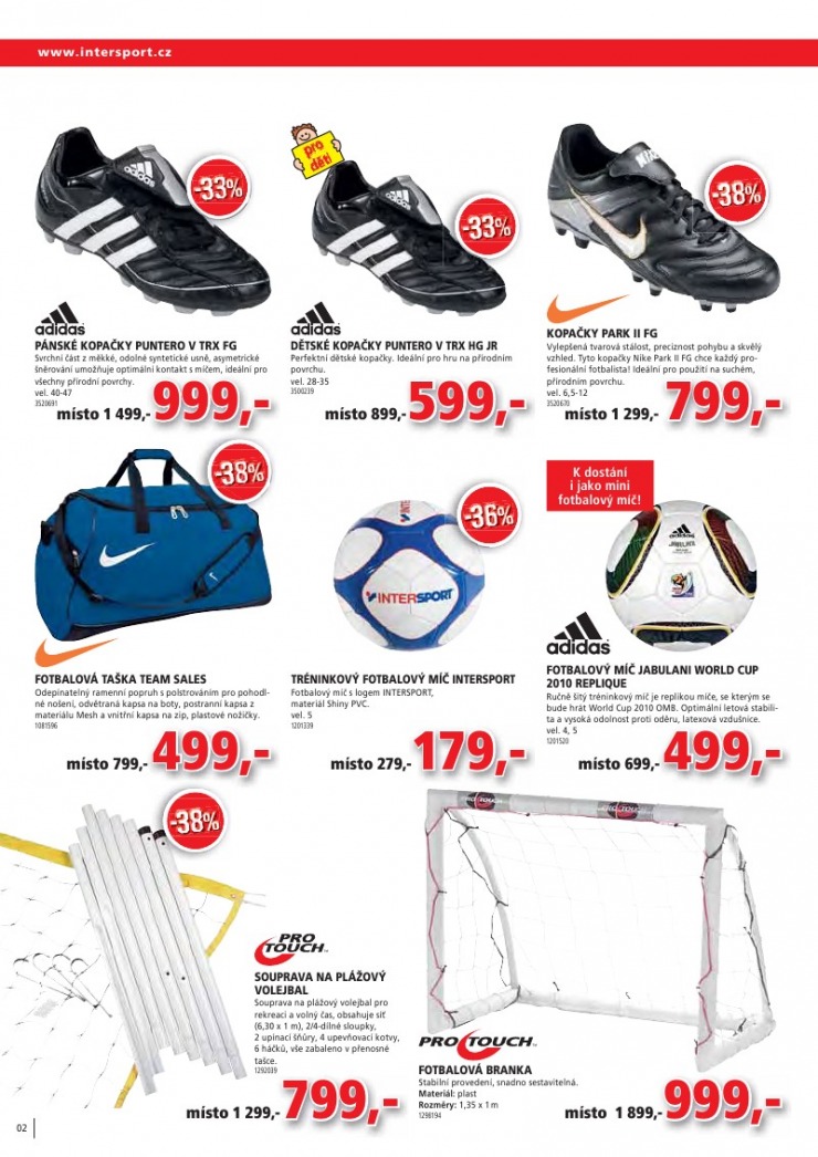 leták INTERSPORT strana 1 leták INTERSPORT strana 1