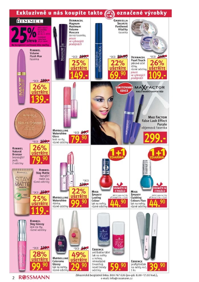 leták Rossmann strana 1 leták Rossmann strana 1