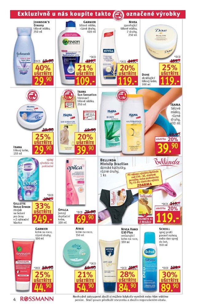 leták Rossmann strana 1 leták Rossmann strana 1