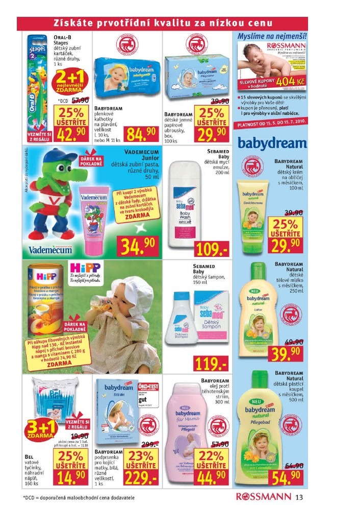 leták Rossmann strana 1 leták Rossmann strana 1