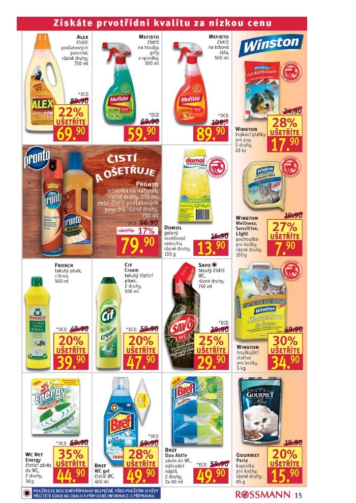 leták Rossmann strana 1 leták Rossmann strana 1