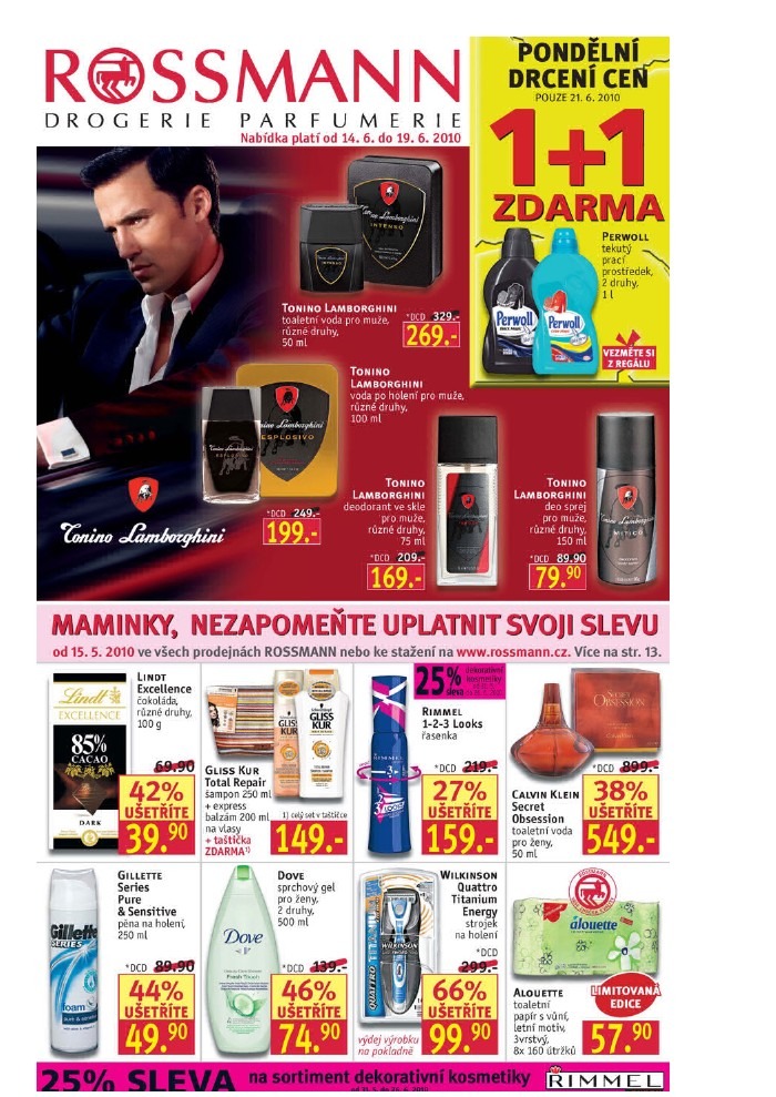 leták Rossmann strana 1 leták Rossmann strana 1