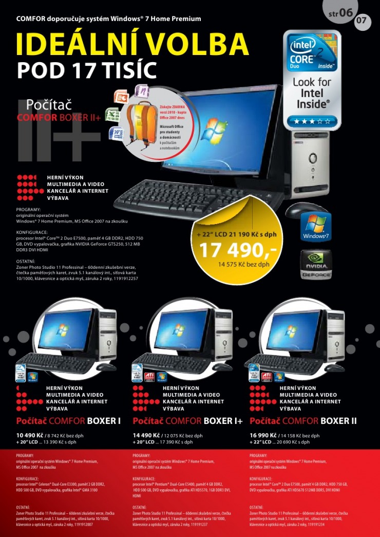 leták Comfor strana 1 leták Comfor strana 1