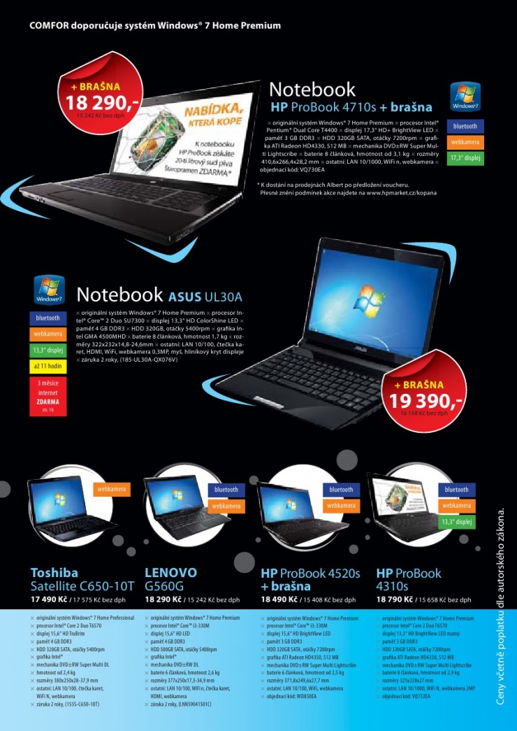 leták Comfor strana 1 leták Comfor strana 1