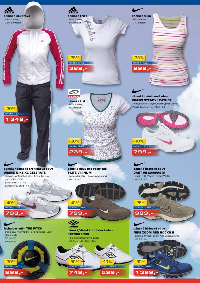 leták Sportisimo strana 1 leták Sportisimo strana 1
