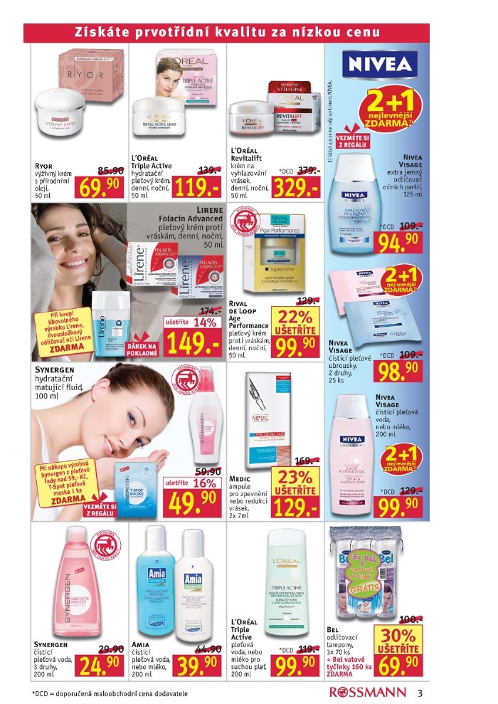 leták Rossmann strana 1 leták Rossmann strana 1