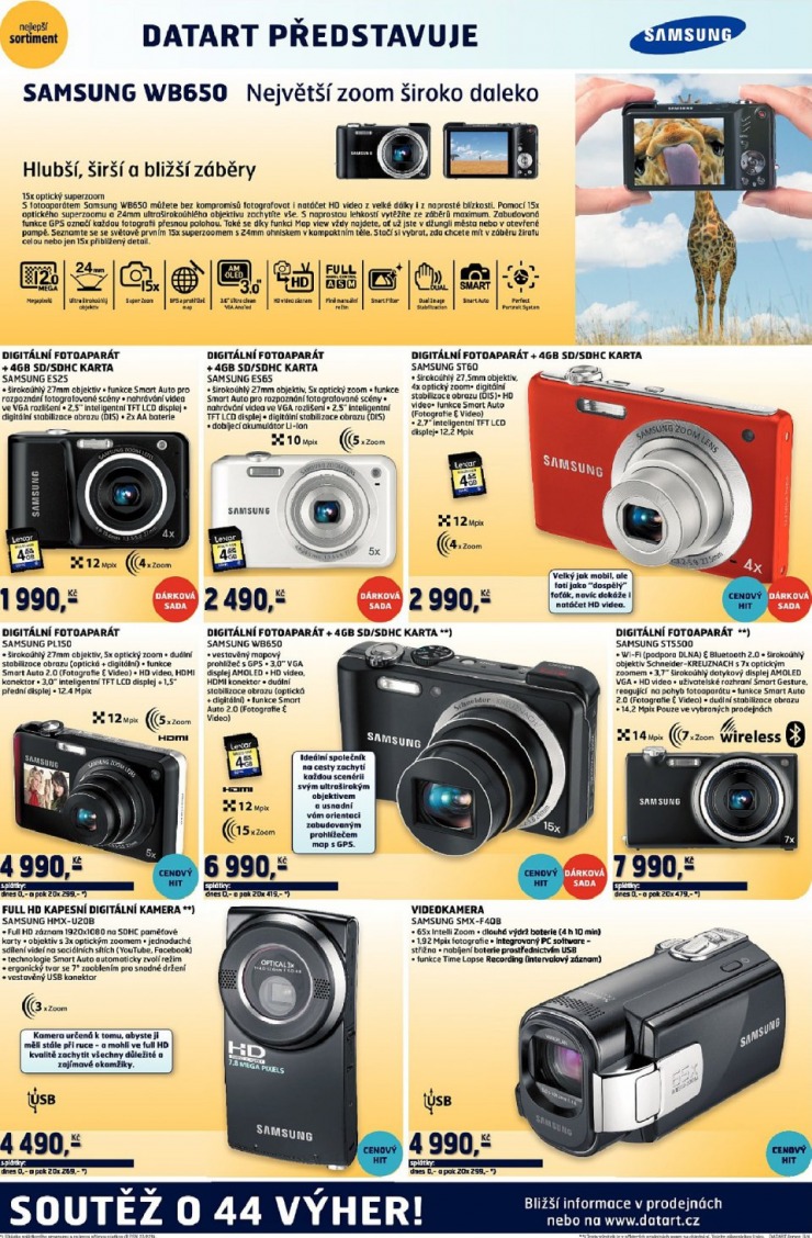 leták Datart strana 1 leták Datart strana 1