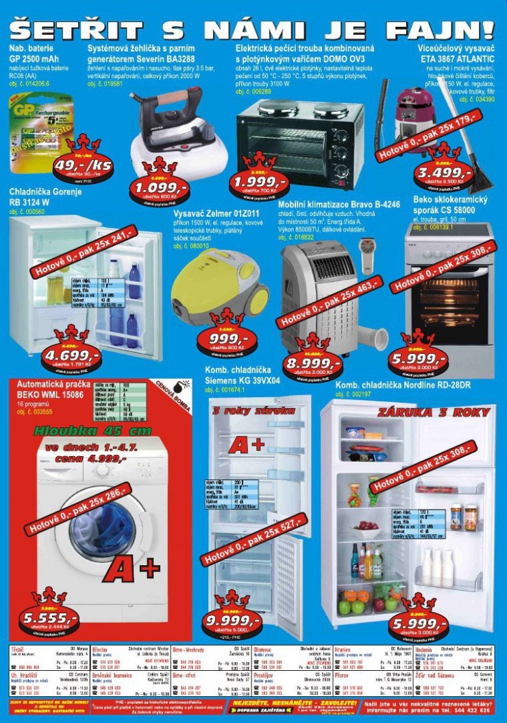 leták Elektro Spáčil strana 1 leták Elektro Spáčil strana 1