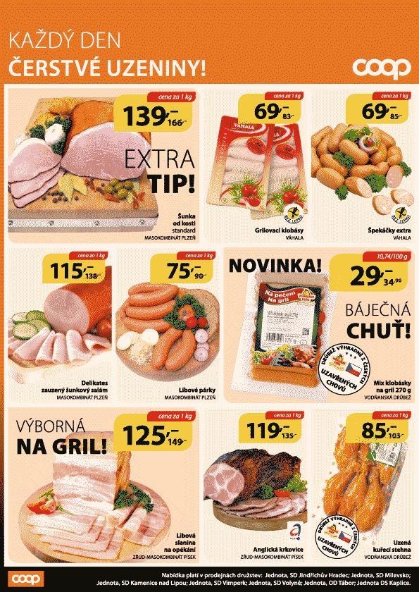 leták COOP jihočeský region leták strana 1 leták COOP jihočeský region leták strana 1