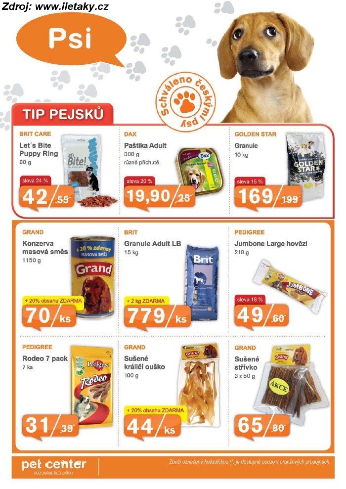 leták Pet Center strana 1 leták Pet Center strana 1