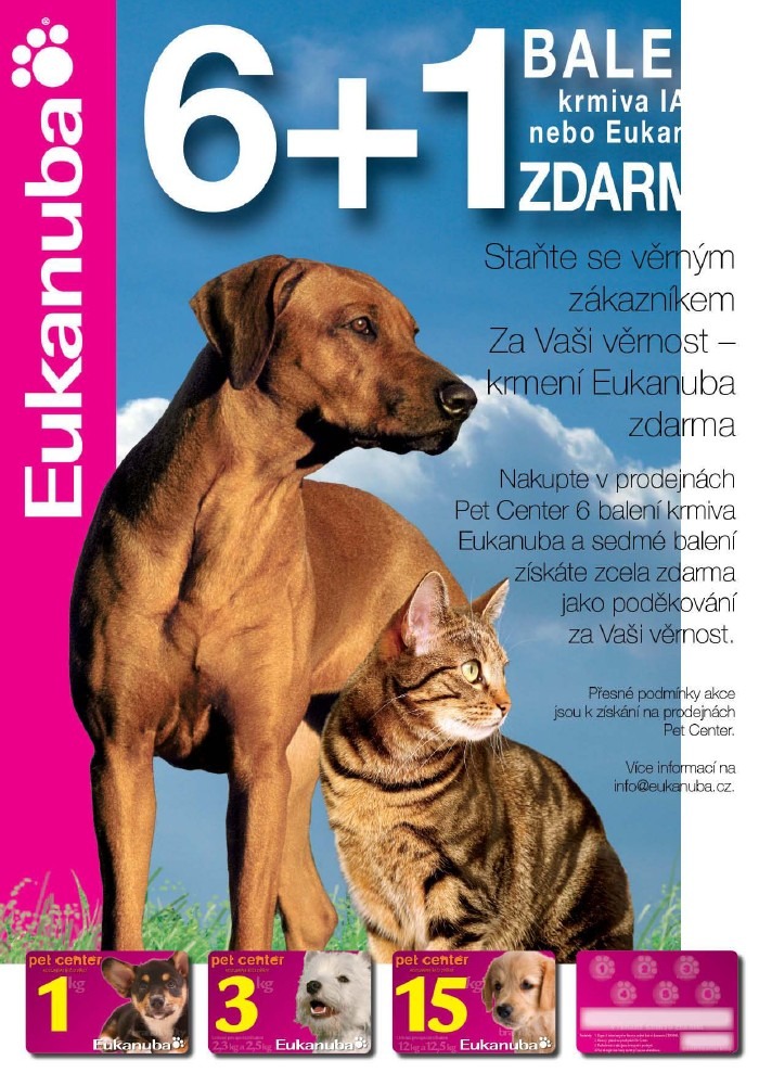 leták Pet Center strana 1 leták Pet Center strana 1