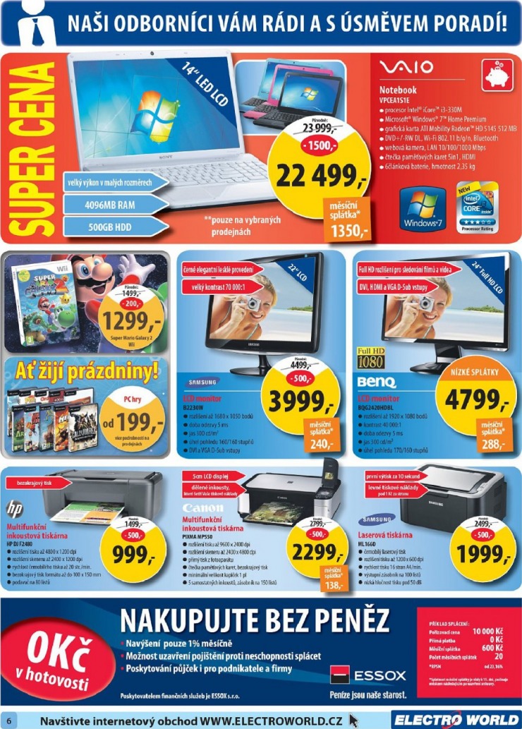 leták Electro world strana 1 leták Electro world strana 1