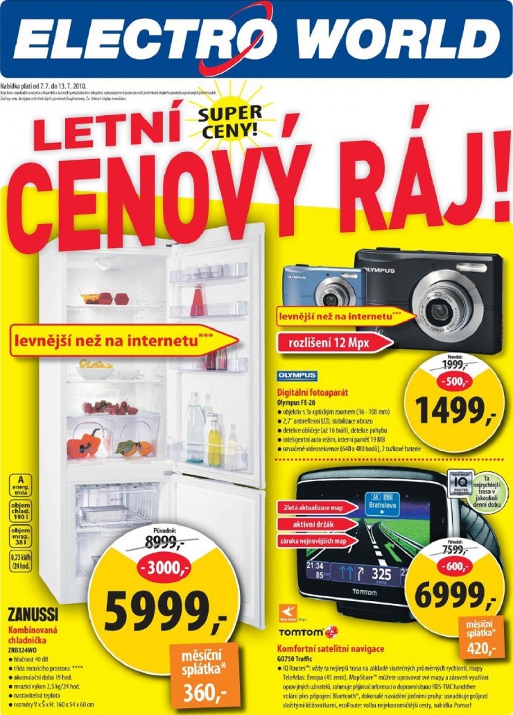 leták Electro world strana 1 leták Electro world strana 1