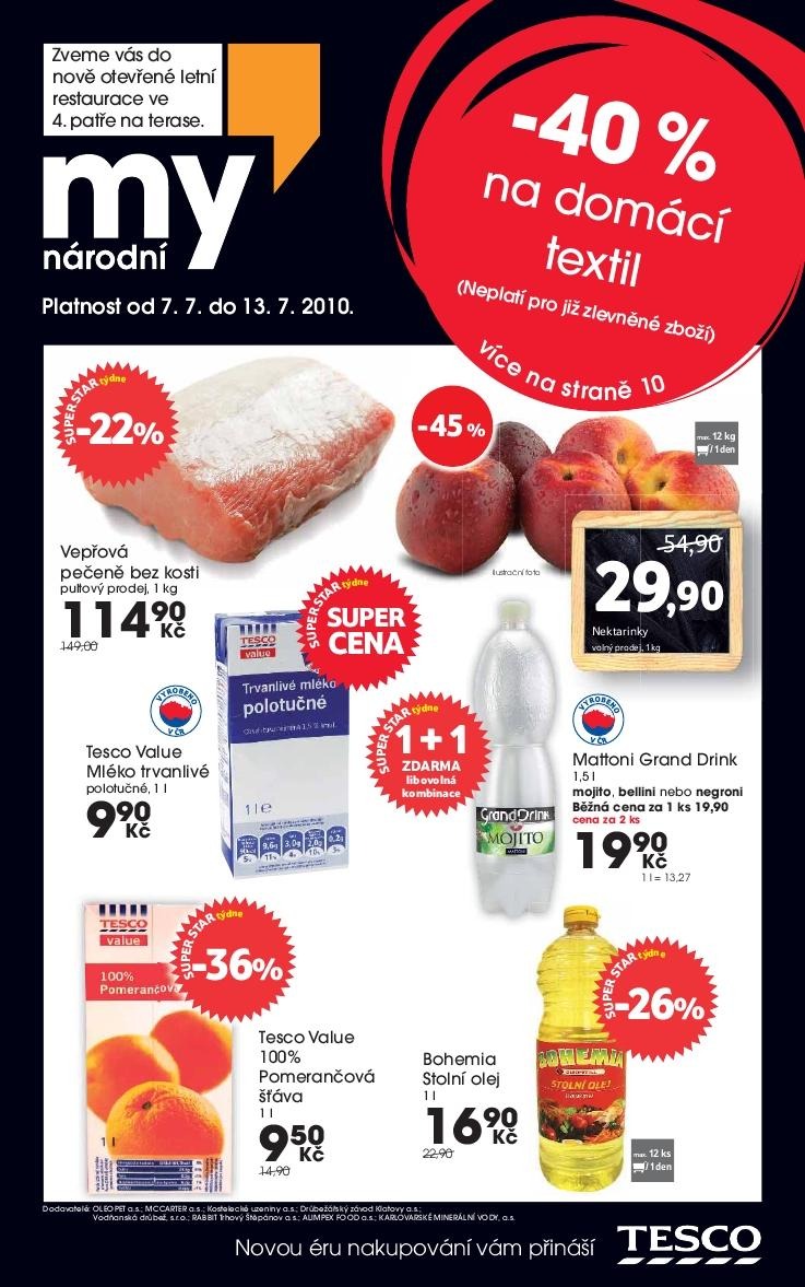 letk Tesco My Narodn letk strana 1
