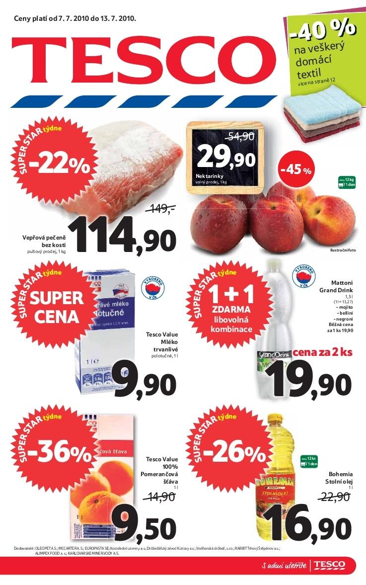 letk Tesco letky strana 1
