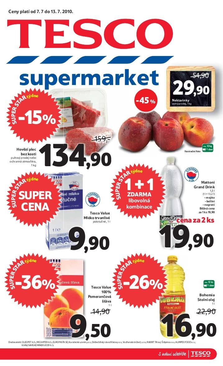 letk Tesco supermarket akn letk strana 1