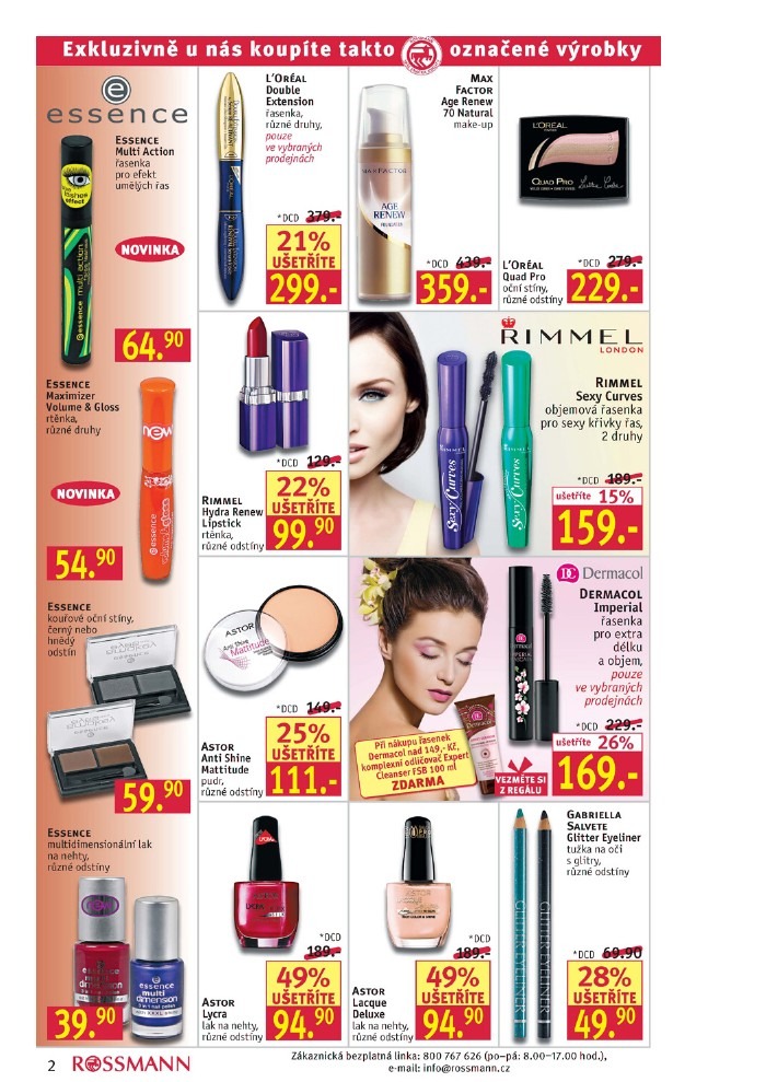 leták Rossmann strana 1 leták Rossmann strana 1