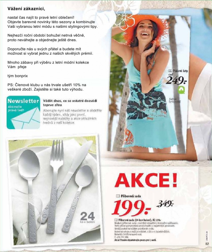 leták Bonprix strana 1 leták Bonprix strana 1